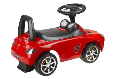 Jeździk Mercedes SLS AMG Pchacz Dla Dziecka Oparcie Schowek Czerwony LEAN CARS