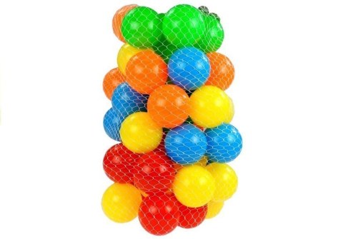 Piłki Do Suchego Basenu W Siatce 50 szt 7cm LEAN Toys