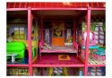 Willa Duży Domek Dla Lalek 6 Pokoi Meble Akcesoria 128 el. LEAN Toys