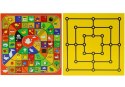 Zestaw Gier Rodzinnych 18w1 Szachy Magnetyczna Szachownica LEAN Toys
