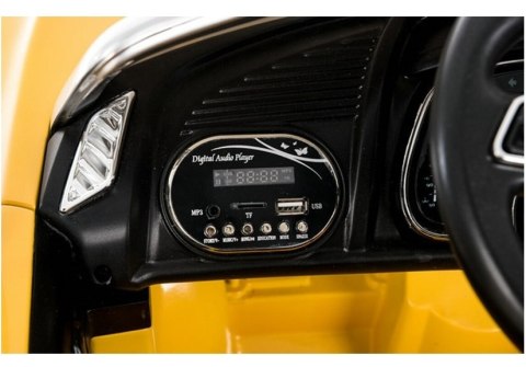 Auto na Akumulator Audi R8 Spyder Żółty Lakierowany Pilot MP3 Światła LED LEAN CARS