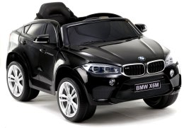 Auto na Akumulator BMW X6 SUV Światła LED MP3 Samchód Pojazd Czarny LEAN CARS