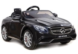 Auto na Akumulator MERCEDES S63 AMG Samochód Czarny Lakierowany LEAN CARS