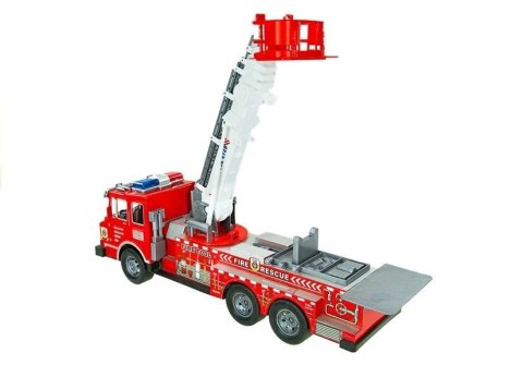 Duży Zestaw Straż Pożarna Wóz Strażacki Figurki Quad Kask Dla Dziecka LEAN Toys