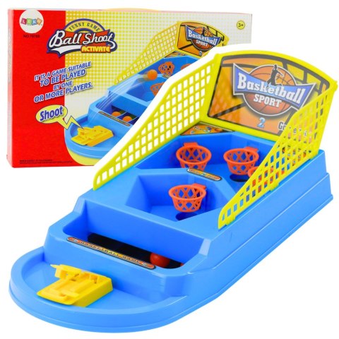 Gra Zręcznościowa Rodzinna Mini Koszykówka Wyrzutnia Piłek LEAN Toys