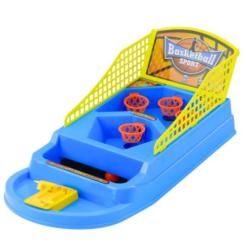 Gra Zręcznościowa Rodzinna Mini Koszykówka Wyrzutnia Piłek LEAN Toys