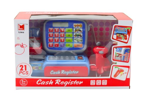 Kasa Sklepowa Czytnik Kalkulator Dźwięki LEAN Toys