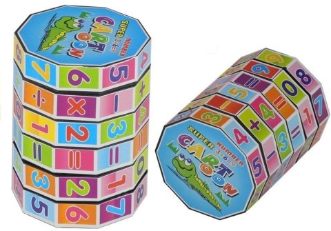Kostka Edukacyjna Walec Matematyczny Układanka LEAN Toys