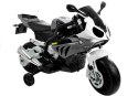 Motor Na Akumulator BMW S1000RR Dla Dzieci Srebrny Trójkołowy LEAN CARS