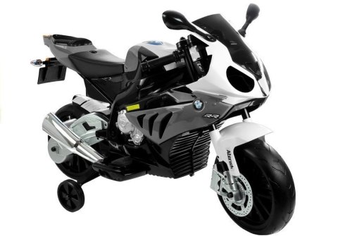 Motor Na Akumulator BMW S1000RR Dla Dzieci Srebrny Trójkołowy LEAN CARS