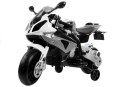 Motor Na Akumulator BMW S1000RR Dla Dzieci Srebrny Trójkołowy LEAN CARS