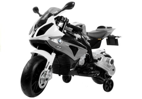 Motor Na Akumulator BMW S1000RR Dla Dzieci Srebrny Trójkołowy LEAN CARS