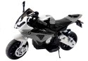Motor Na Akumulator BMW S1000RR Dla Dzieci Srebrny Trójkołowy LEAN CARS