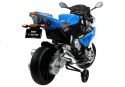 Motor Na Akumulator BMW S1000RR Dla Dzieci Niebieski Trójkołowy LEAN CARS
