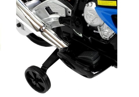 Motor Na Akumulator BMW S1000RR Dla Dzieci Niebieski Trójkołowy LEAN CARS