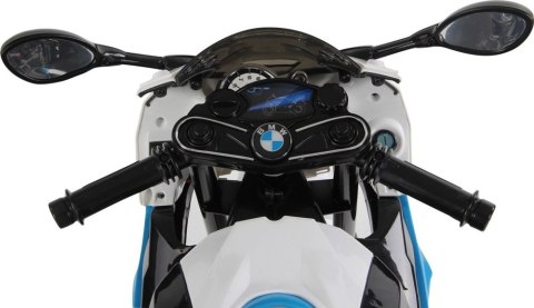 Motor Na Akumulator BMW S1000RR Dla Dzieci Niebieski Trójkołowy LEAN CARS