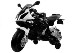 Motor Na Akumulator BMW S1000RR Dla Dzieci Czarny Trójkołowy LEAN CARS