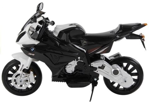 Motor Na Akumulator BMW S1000RR Dla Dzieci Czarny Trójkołowy LEAN CARS