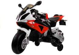 Motor Na Akumulator BMW S1000RR Dla Dzieci Czerwony Trójkołowy LEAN CARS