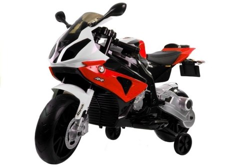 Motor Na Akumulator BMW S1000RR Dla Dzieci Czerwony Trójkołowy LEAN CARS