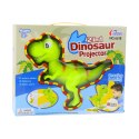Projektor Dinozaur T-Rex Do Rysowania Malowania 18 Obrazków Pisaki 2w1 LEAN Toys