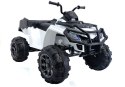 Quad Na Akumulator BDM 0909 Dla Dzieci Światła LED MP3 Biały 24V LEAN CARS