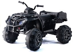 Quad Na Akumulator BDM 0909 Pojazd Dla Dzieci Światła LED MP3 Czarny 24V LEAN CARS