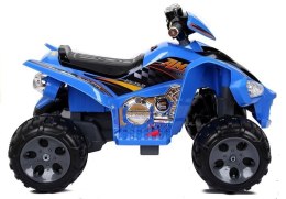Quad Pojazd Na Akumulator Dla Dziecka Terenowy Światła LED MP3 Niebieski LEAN CARS