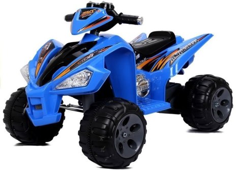 Quad Pojazd Na Akumulator Dla Dziecka Terenowy Światła LED MP3 Niebieski LEAN CARS