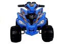 Quad Pojazd Na Akumulator Dla Dziecka Terenowy Światła LED MP3 Niebieski LEAN CARS