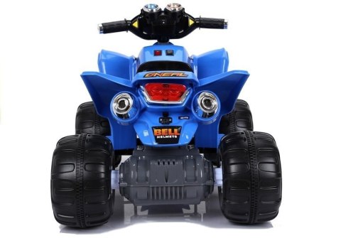 Quad Pojazd Na Akumulator Dla Dziecka Terenowy Światła LED MP3 Niebieski LEAN CARS