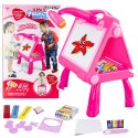 Tablica Sztaluga Projektor Stolik Do Malowania Rysowania 4w1 49 cm LEAN Toys