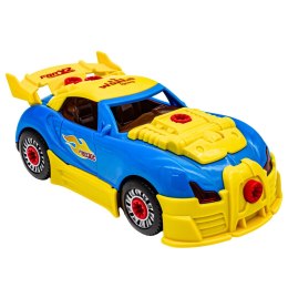 Zestaw Małego Mechanika Rozkręcany Samochód Wkrętarka Światła Dźwięki LEAN Toys