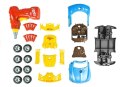Zestaw Małego Mechanika Rozkręcany Samochód Wkrętarka Światła Dźwięki LEAN Toys