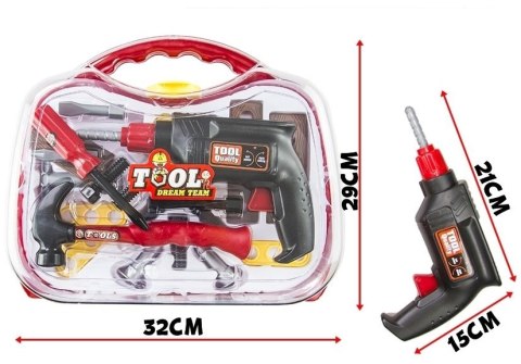 Zestaw Narzędzi w Walizce Dla Majsterkowicza 22 EL LEAN Toys