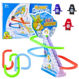 Zestaw Pingwiny Interaktywne Na Ruchomych Schodach Dla Dzieci LEAN Toys