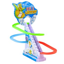 Zestaw Pingwiny Interaktywne Na Ruchomych Schodach Dla Dzieci LEAN Toys