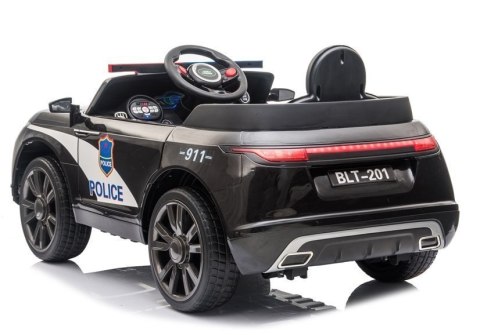 Pojazd na Akumulator BLT-201 Policja Czarny LEAN CARS