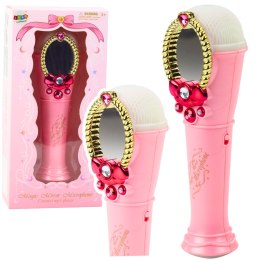Magiczne Lustro Z Mikrofonem USB MP3 Światła Dźwięki Różowy LEAN Toys