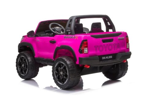 Auto Na Akumulator Toyota Hilux Różowy LEAN CARS