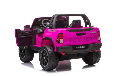 Auto Na Akumulator Toyota Hilux Różowy LEAN CARS