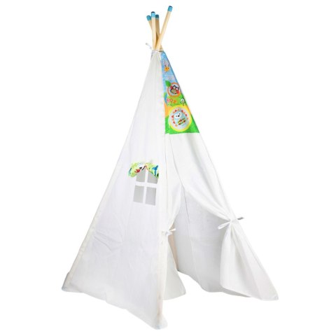 Domek Namiot Dla Dzieci Tipi Indiański Chmurki Wodoodporny Ogród LEAN Toys