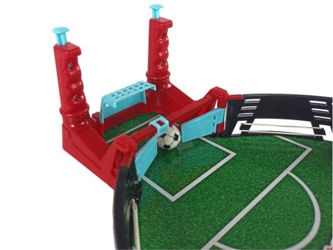 Gra Zręcznościowa Stołowa Mini Piłka Nożna Piłkarzyki Bramka LEAN Toys