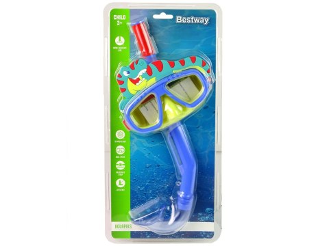 Maska Do Nurkowania Z Rurką Zwierzątka Niebieska Bestway 24059 Bestway