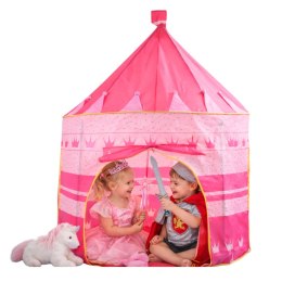 Namiot Domek Pałac Księżniczki Dla Małej Księżniczki Różowy 135 x 105 cm LEAN Toys