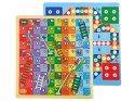 Tablica 3w1 Magnetyczno -Kredowa, Stolik Do Gier Niebieska LEAN Toys