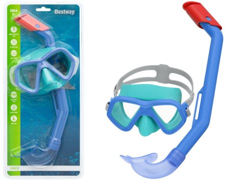 Zestaw Do Nurkowania Maska+Rurka Niebieska Bestway 24023 Bestway