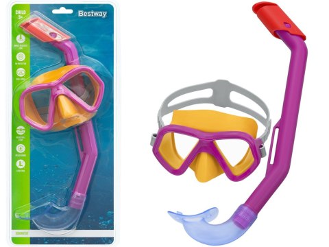 Zestaw Do Nurkowania Maska+Rurka Różowa Bestway 24023 Bestway