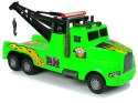 Auto Ciężarówka Holownik Pomoc Drogowa 1:10 Lina Zielona LEAN Toys