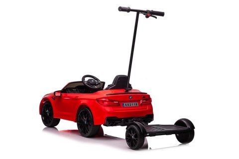 Auto Na Akumulator BMW M5 Z Platformą Dla Rodzica Czerwone Lakierowane LEAN CARS